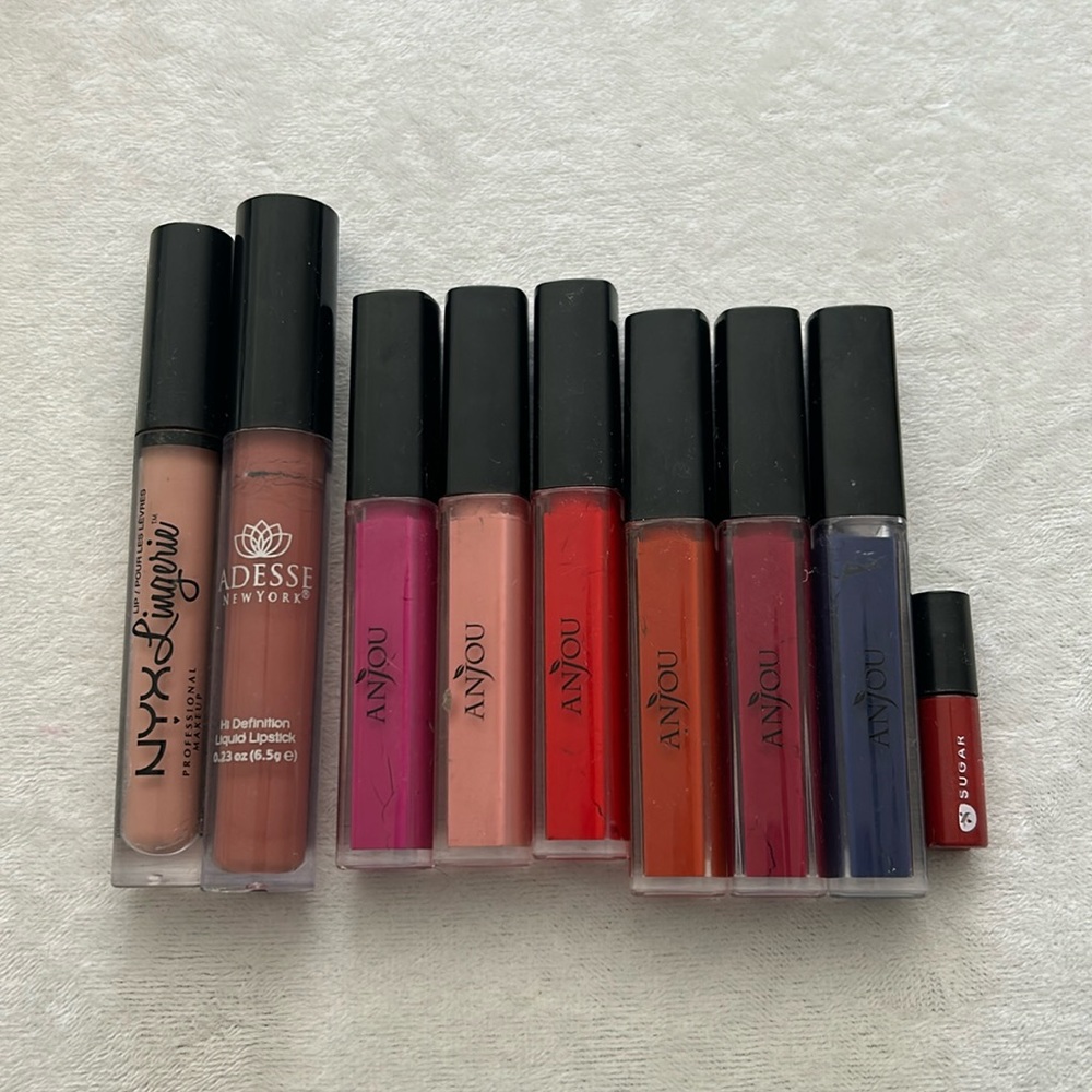 Liquid Lipstick Bundle- 8 full, 1 mini